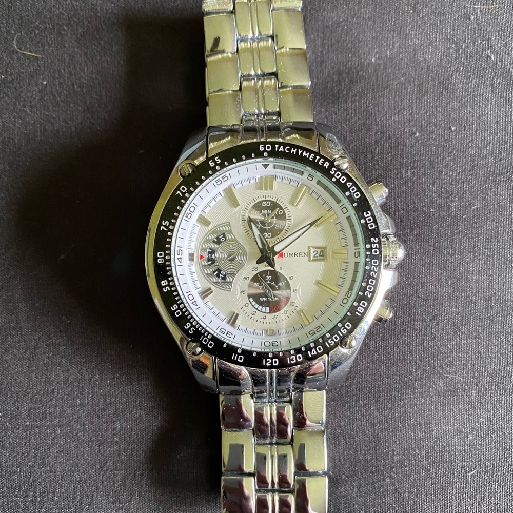 Men’s 42mm stainless watch